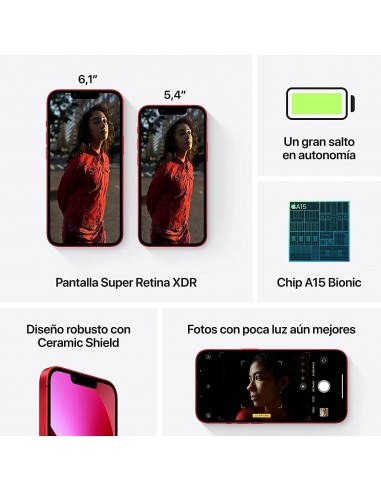 Apple iPhone 13 128GB (PRODUCT) RED Rojo
