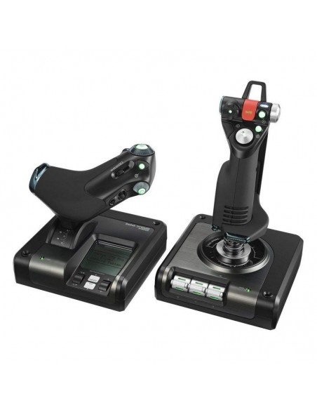 Logitech G Saitek X52 Pro Flight Control System Controlador Simulador de Vuelo