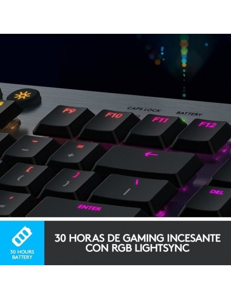 Logitech G915 Teclado Mecánico Gaming Inalámbrico RGB GL