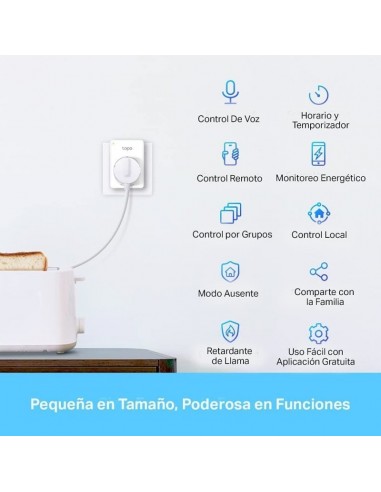 TP-Link Tapo P110 Mini Smart Enchufe Inteligente WiFi con Monitor de Energía