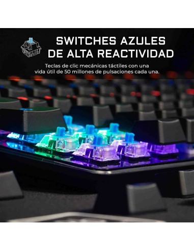 The G-Lab Keyz Carbon V3/Sp Teclado Mecánico Gaming