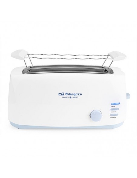Orbegozo TO-4500 Tostador Doble Ranura Larga 1400W Blanco