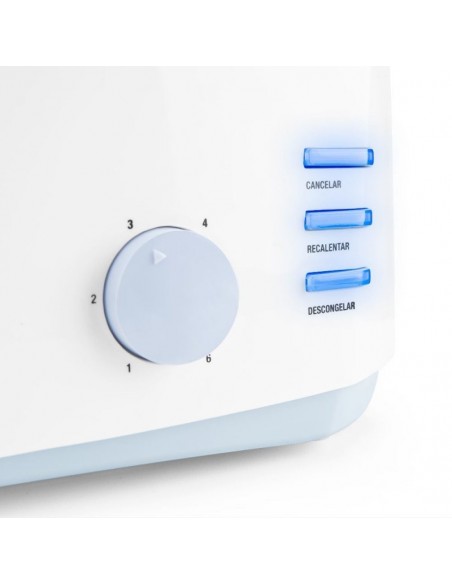 Orbegozo TO-4500 Tostador Doble Ranura Larga 1400W Blanco