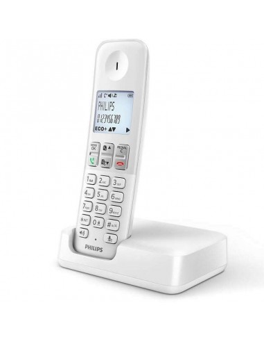 Philips D2501W/34 Teléfono Inalámbrico Blanco