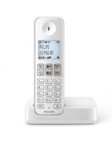 Philips D2501W/34 Teléfono Inalámbrico Blanco