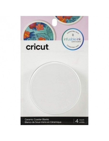Cricut Infusible Ink Pack 4 Posavasos Redondos