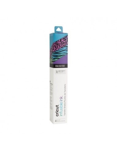 Cricut Infusible Ink Pack 4 Hojas de Transferencia Animal Bright