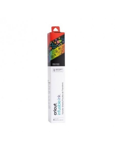 Cricut Infusible Ink Pack 4 Hojas de Transferencia Plata Metalizado