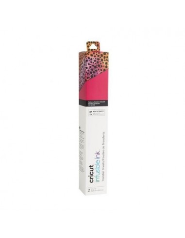 Cricut Infusible Ink Pack 2 Hojas de Transferencia Rainbow Cheetah