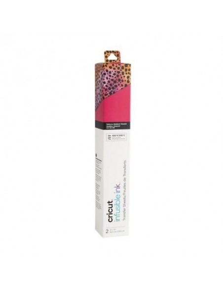 Cricut Infusible Ink Pack 2 Hojas de Transferencia Rainbow Cheetah