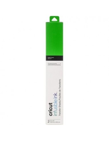 Cricut Infusible Ink Pack 2 Hojas de Transferencia Verde Brillante
