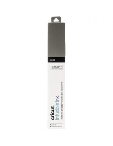 Cricut Infusible Ink Pack 2 Hojas de Transferencia Gris Cálido