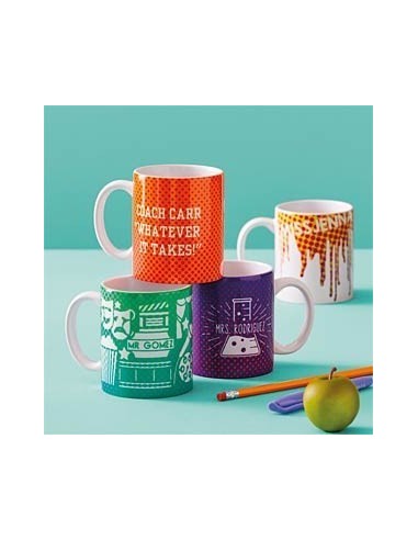 Cricut Pack 6 Tazas Cerámica 443ml / 15Oz Blancas Sublimación Infusible