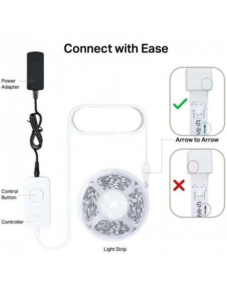 TP Link Tapo L900-5 Lightstrip Tira LED Inteligente WiFi RGB 5m