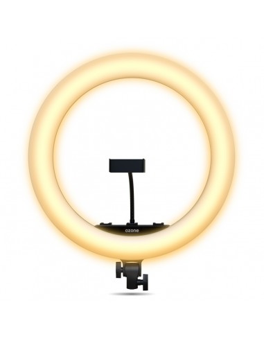 Ozone Spot X46 Kit de Anillo Luz LED con Trípode Telescópico 46 cm 50W