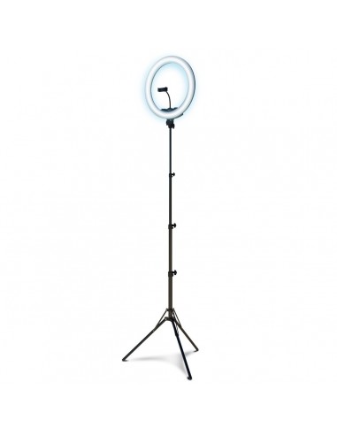 Ozone Spot X46 Kit de Anillo Luz LED con Trípode Telescópico 46 cm 50W