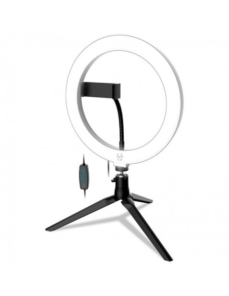 Krom KIGHT X46 Aro de luz LED USB 25 cm Ajustable