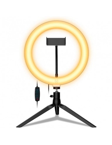 Krom KIGHT X46 Aro de luz LED USB 25 cm Ajustable