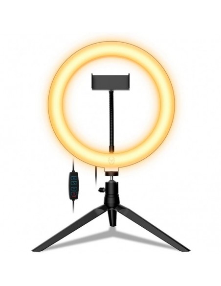 Krom KIGHT X46 Aro de luz LED USB 25 cm Ajustable