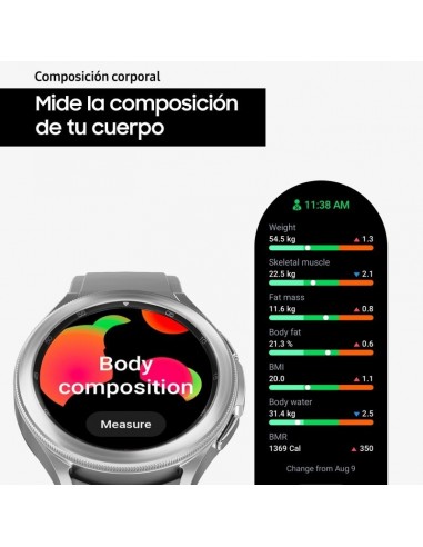 Samsung Galaxy Watch4 Classic Bluetooth 46mm Plata
