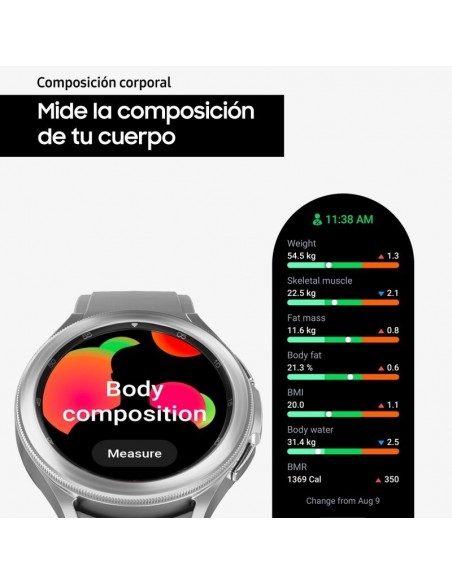 Samsung Galaxy Watch4 Classic Bluetooth 46mm Plata