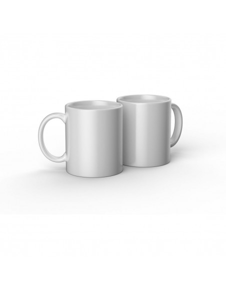 Cricut Pack 2 Tazas Cerámica 340ml / 12 oz Blancas Sublimación Infusible