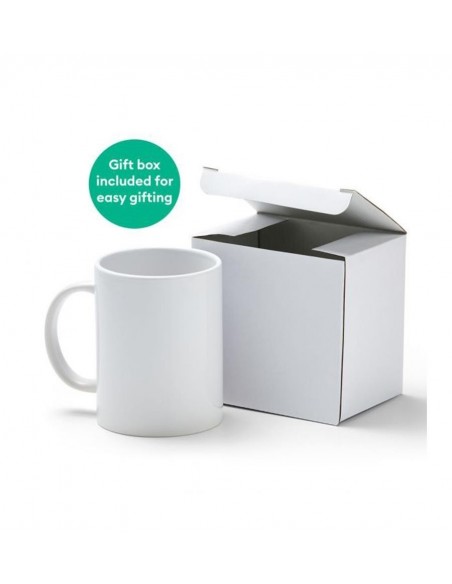 Cricut Pack 2 Tazas Cerámica 425 ml / 15 OZ Blancas Sublimación Infusible
