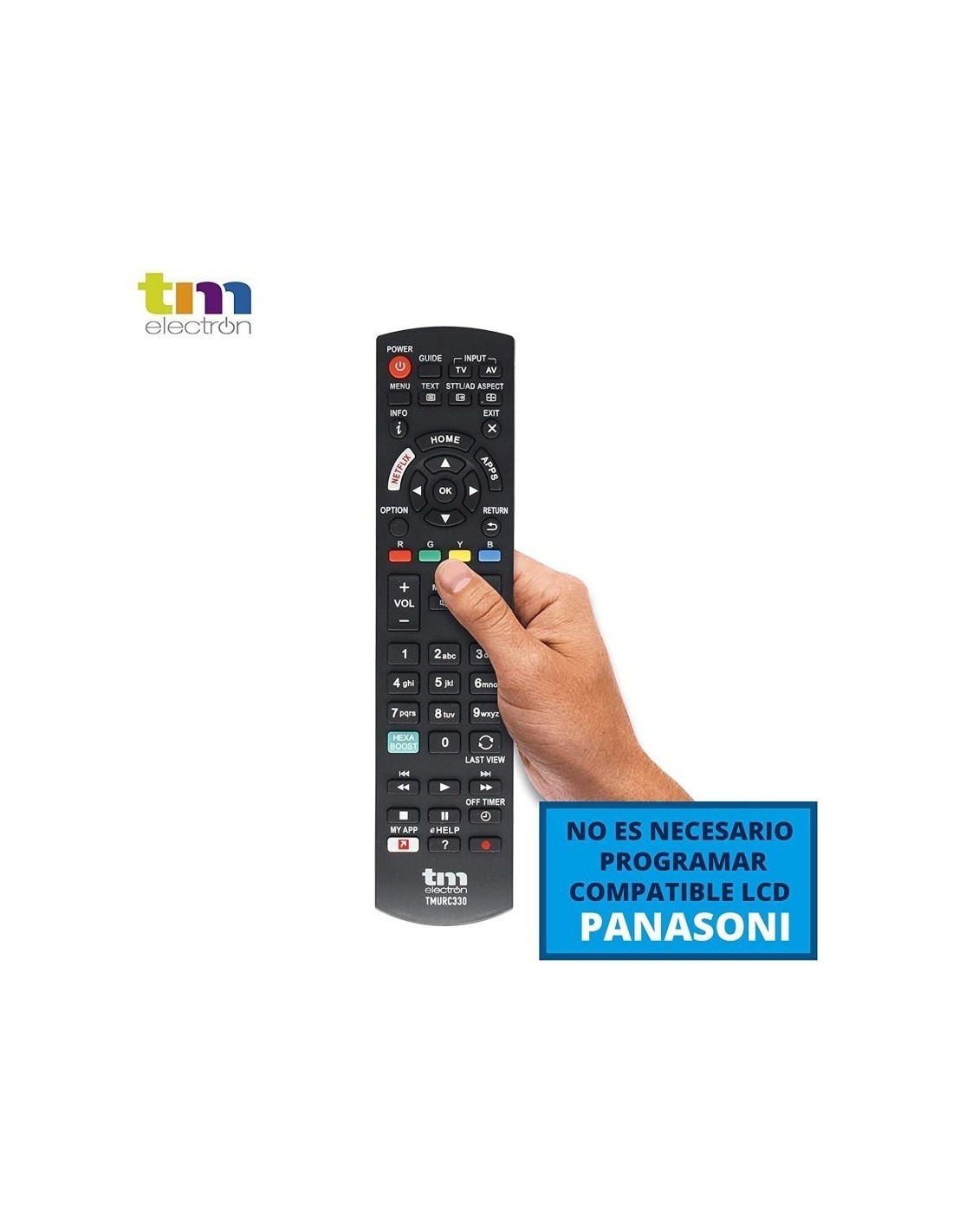 TM Electron TMURC330 Mando Compatible TV Panasonic | Online Canarias