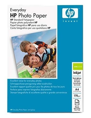 HP Papel Fotográfico 100 Hojas A4 200gr.
