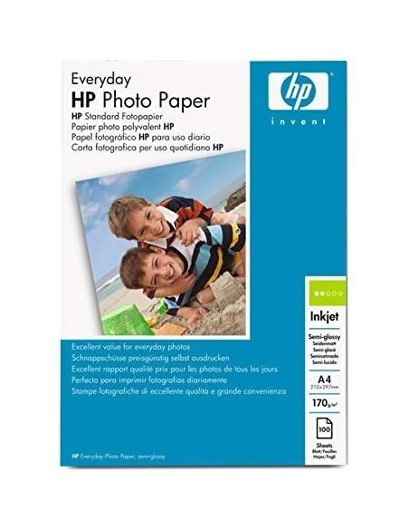 HP Papel Fotográfico 100 Hojas A4 200gr.