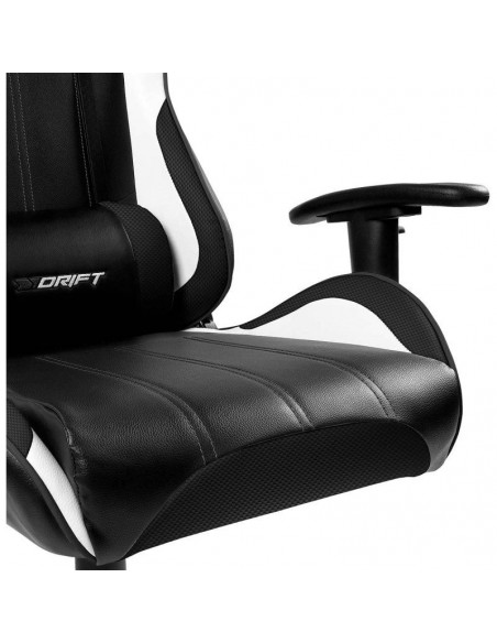 Drift DR175CARBON Silla Gaming Negra/Blanca
