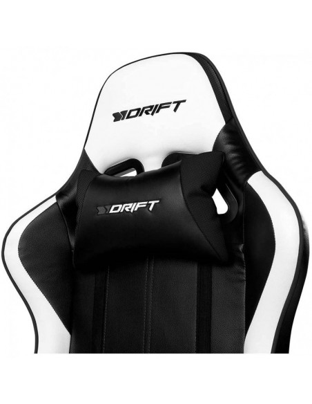 Drift DR175CARBON Silla Gaming Negra/Blanca
