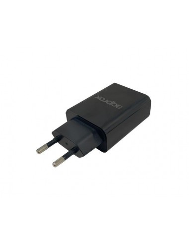 Approx APPUSBWALL24B Cargador Doble USB 12W Negro