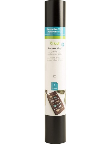 Cricut Vinilo Removible 12" x 48" Negro