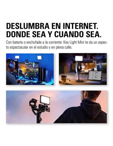 Elgato Key Light Mini Panel LED Portátil para Streaming 800 Lúmenes