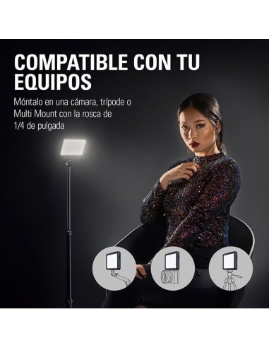 Elgato Key Light Mini Panel LED Portátil para Streaming 800 Lúmenes
