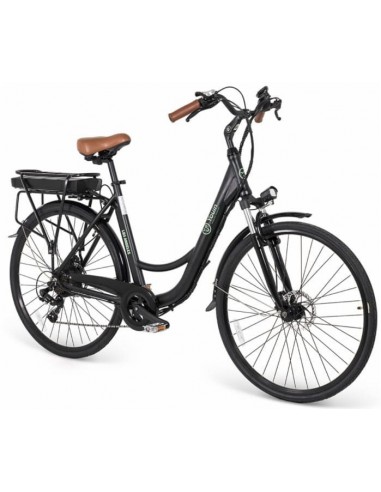 Youin You-Ride Los Angeles Bicicleta de Paseo Eléctrica 26" Negra