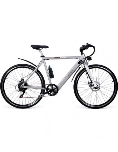Youin You-Ride New York Bicicleta de Paseo Eléctrica 28" Plata