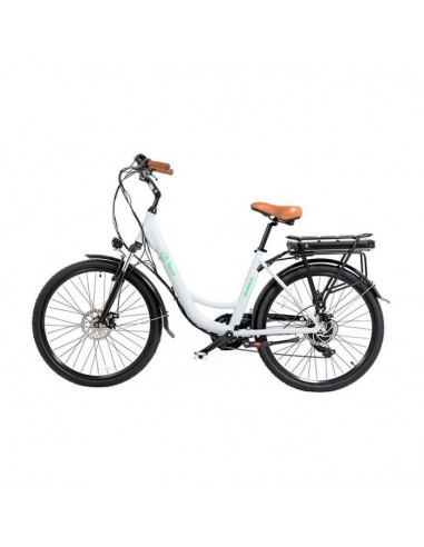 Youin You-Ride Los Angeles Bicicleta de Paseo Eléctrica 26" Blanca