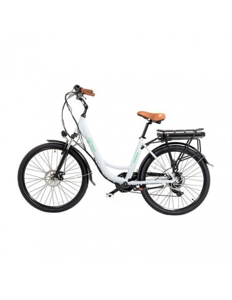 Youin You-Ride Los Angeles Bicicleta de Paseo Eléctrica 26" Blanca