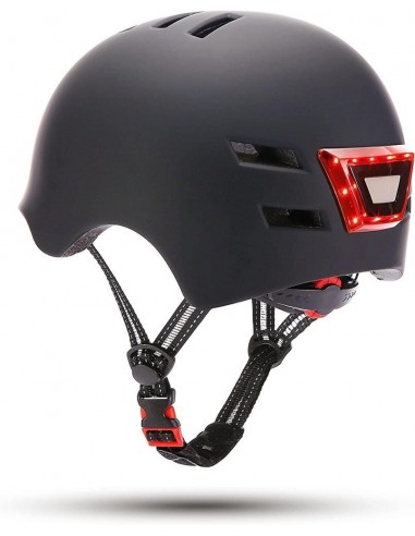 Youin MA1010C Casco Led Frontal / Trasero Talla L Negro