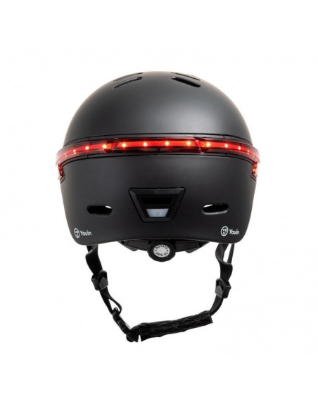 Youin MA1015 Casco Led Trasero + Mando Bluetooth Negro