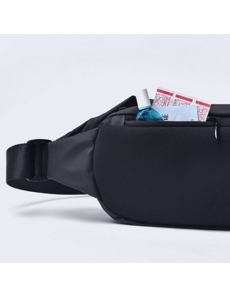 Xiaomi Sports Fanny Pack riñonera Tela y Piel Negro