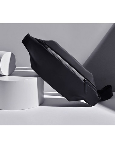 Xiaomi Sports Fanny Pack riñonera Tela y Piel Negro