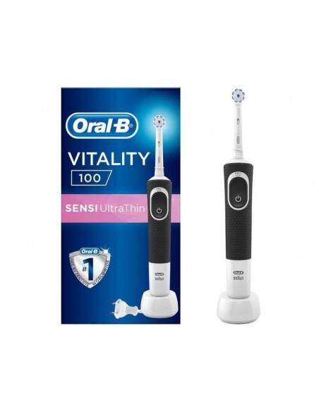 Braun Oral-B Vitality D100 Sensi Ultra Thin Cepillo Eléctrico Negro