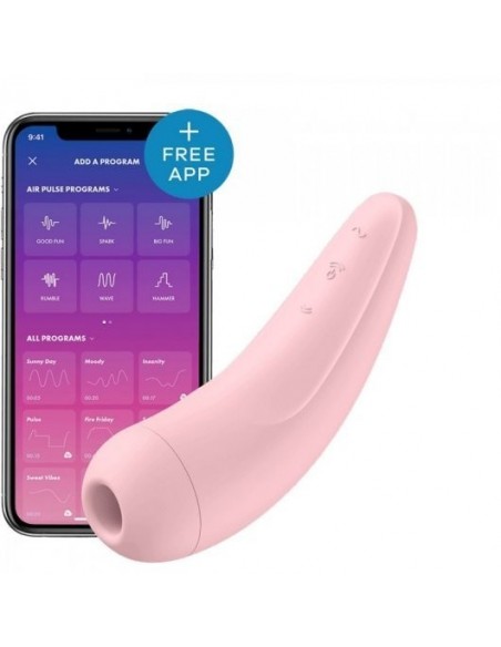 Satisfyer Curvy 2+ Bluetooth Rosa