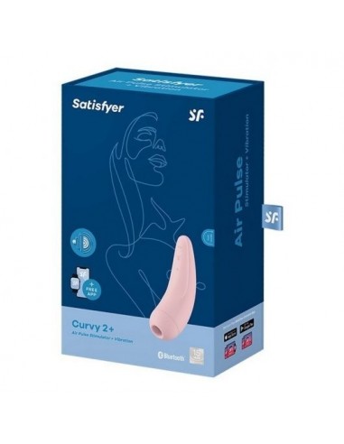 Satisfyer Curvy 2+ Bluetooth Rosa