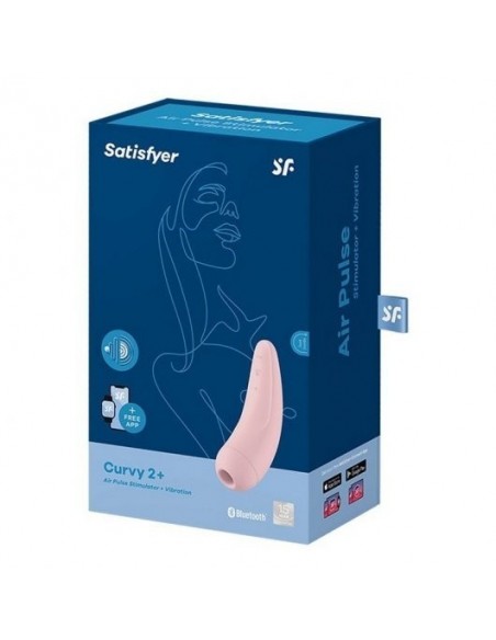 Satisfyer Curvy 2+ Bluetooth Rosa