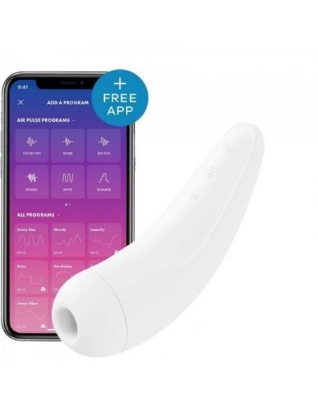 Satisfyer Curvy 2+ Bluetooth Blanco