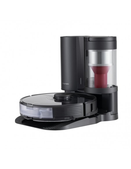 Roborock S7+ Robot Aspirador Negro + Base de Autovaciado